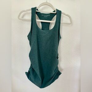 Beyond Yoga Beyond The Bump Maternity Shelf Bra Tank Turquoise